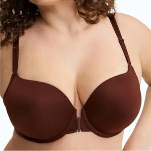 Torrid Perfect T-Shirt Push Up Front Close Bra 46D